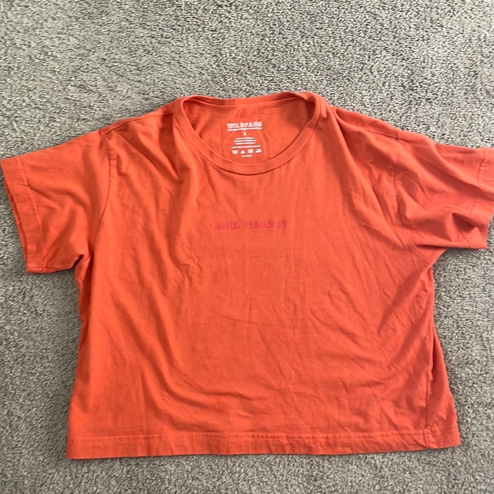 Wildfang Wild Feminist Cropped Tee